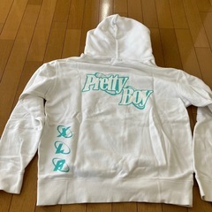 エクストララージ　パーカー　ホワイトの画像