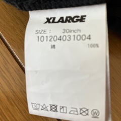XLARGE ブラック カーゴパンツの画像