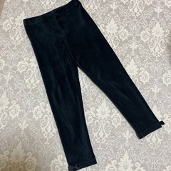 女の子100前後　レギンス　スパッツ　le zoo petit 黒の画像