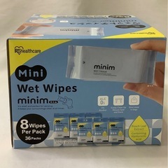 アイリスオーヤマ ミニウェットティッシュ ミニム 8枚入り×36個の画像