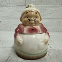 加藤工芸 シュガーポット 夫婦 陶器 置物 砂糖入れ 小物入れ おじいさん おばあさん KATO KOGEI キャンディポット 札幌市 白石区 東札幌の画像
