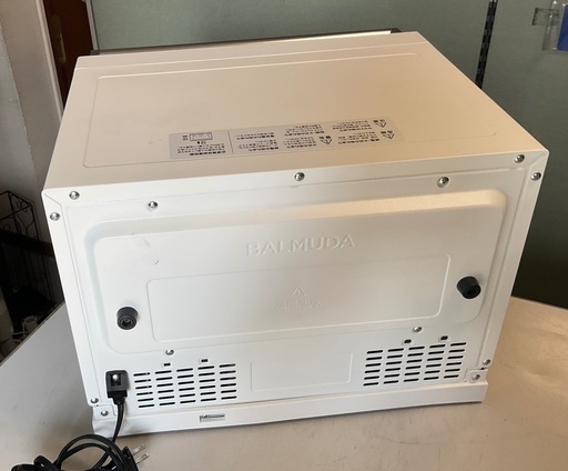 【RKG-268】特価！BALMUDA/オーブンレンジ/K04-WH/2022年製/中古品