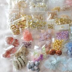 ハンドメイド【アクセサリーパーツ⭐７７点⭐まとめ売り】の画像