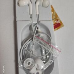 Lightning接続 音声通話ヘッドセット ホワイトの画像