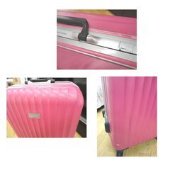 キャリーケース TSAロック カギ付き 高66×幅43×奥27㎝ ピンク 4輪 キャリーバッグ 旅行カバン 西岡店の画像