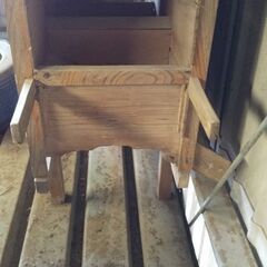 木製の唐簑(穀物の選別機)の画像