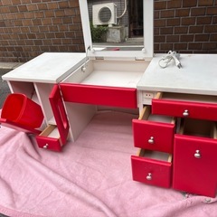 中古　ドレッサーテーブル 家具の画像