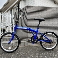 20インチ　新品リング錠付　点検済　中古自転車　YouTube動画あり　折りたたみ小倉南区　　　の画像