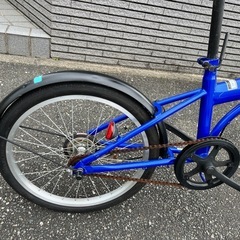 20インチ　新品リング錠付　点検済　中古自転車　YouTube動画あり　折りたたみ小倉南区　　　の画像