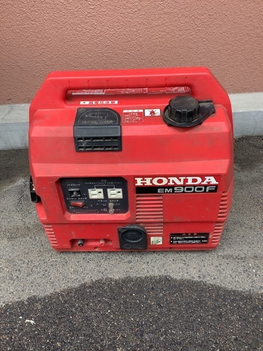 ●中古 保管品 HONDA ホンダ EM900F ポータブル発電機 簡易動作確認済みアウトドア 防災 約42×44×28cm