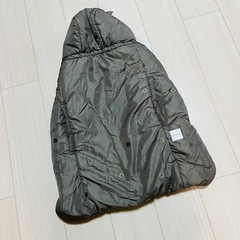 【新品】あったかケープ 抱っこ紐 ベビーカー 寒さ対策 ベビー 撥水 くま柄の画像
