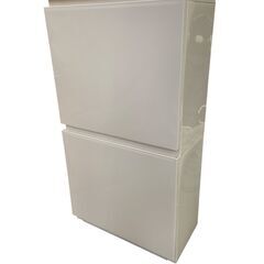 美品 薄型 ワイド 2段 ダストボックス 分別 ゴミ箱