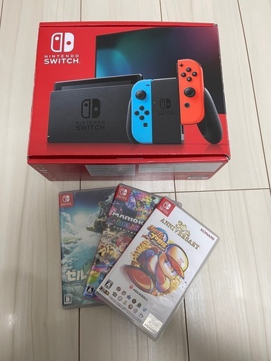 Nintendo Switch バッテリー強化版　ソフト付き