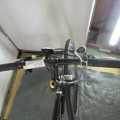 E206　★　11800円★整備済み スポーツ中古自転車 【クロスバイク　黒　46㎝】の画像