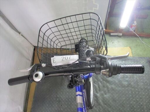 E207　★10000円★整備済み 中古子供自転車 ジュニアマウンテン【24インチ　青 】