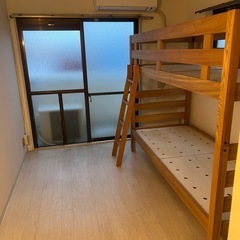 無印良品二段ベッド　2段ベッドの画像