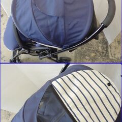 【￥3300-】Combi/コンビ ベビーカー メチャライト NH ネイビー 軽量 ハイシート エッグショックの画像