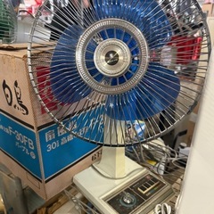 昭和レトロ　　サンヨー　青羽扇風機
