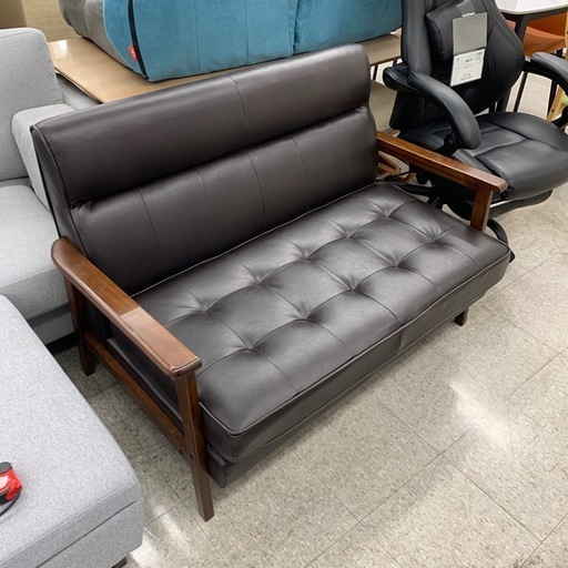 LOWYA SMITH2P 2人掛けソファー　ブラウン