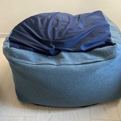ビーズクッション　ネイビー