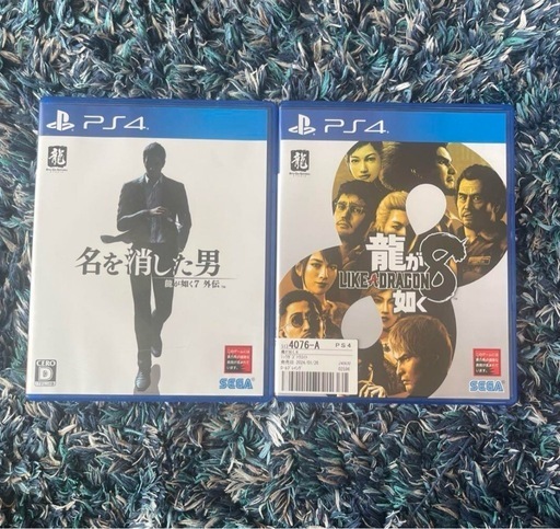 PS4 龍が如く7外伝 龍が如く8 ２つセット