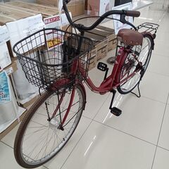 ★ジモティ割あり★  自転車 26インチ レッド クリーニング済...