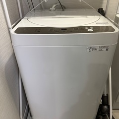 全自動洗濯機　sharp