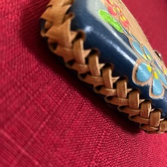 【未使用品】メキシコ🇲🇽コインケース　手作り小銭入れ　 ミニポーチの画像