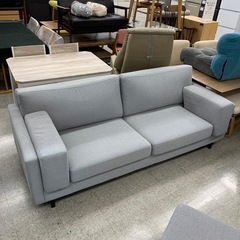 ニトリ カウチソファー ファブリック リオーネ グレー 151