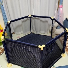 ベビーサークル メッシュ 六角形 ソフトベビーサークル 赤ちゃん...