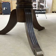 ダイニングテーブル アメリカ輸入家具 大型 伸長式 展示中古品の画像