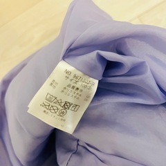プティマイン　100センチ　花柄ノースリーブワンピース（薄紫）の画像