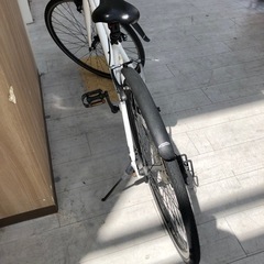 LUPUSクロスバイク700Cホワイト×ブラック【トレファク堺福田店】