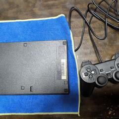 PlayStation 2 SCPH-70000 本体 コントローラー付きの画像