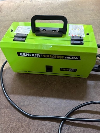 EENOUR 半自動溶接機 MIG120L 最大出力120A 即日発送 中古
