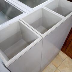 ★ジモティ割あり★  プランター入れ グレー H96.5.×D25×W75 クリーニング済み OJ8659の画像