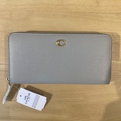コーチ　アコーディオングレー長財布A①【新品未使用】の画像