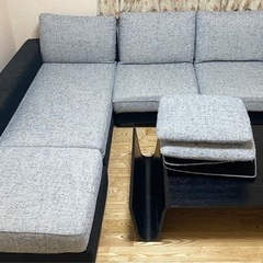 【予約品】アルモニア Armonia 高級ソファセット 　大型カウチソファ（カバー丸洗い可能、３分割可能）　の画像