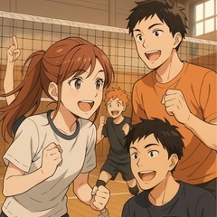 あの頃みたいに、もう一度。バレーで青春しよ🏐✨