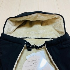 【新品】あったかケープ 抱っこ紐 ベビーカー 寒さ対策 ベビー リボン ブラックの画像