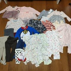 【お取引中】70cm　女の子　長袖　ズボン　タイツ　ロンパース