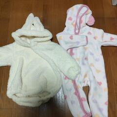 80cm　女の子　ロンパース　上着