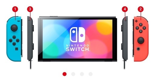 Nintendo Switch（有機ELモデル）カスタマイズドック：ブラック