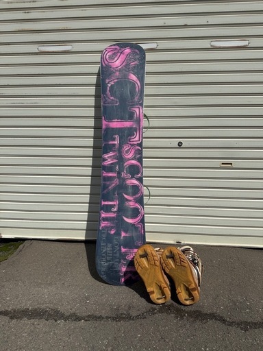 ステップイン 3点セット ボード＋ブーツ＋ビンディング キスマーク