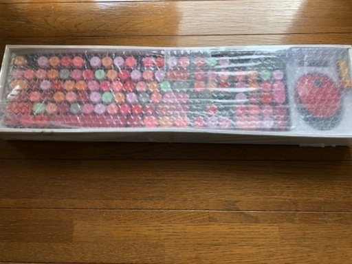 カラフルなパソコン用キーボード マウス セット