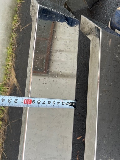 早い者勝ちです！
美品　 ステンレスサイドバンパー3段　鏡面