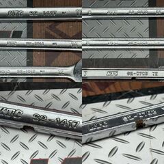 【中古】KTC 京都機械工具 S2-1417/1214/1012/0810/0809/0708 スパナ 6点セットの画像