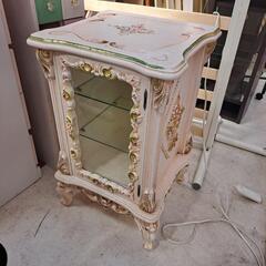 【現状品】ロココ調 ミニキャビネットの画像