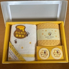 【未使用】フェイスタオル、ボディタオル、バスバブル