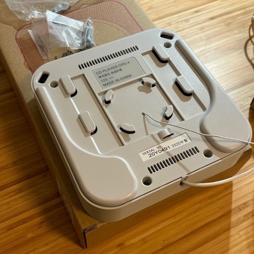 無印良品　壁掛式CDプレーヤー CPD-4